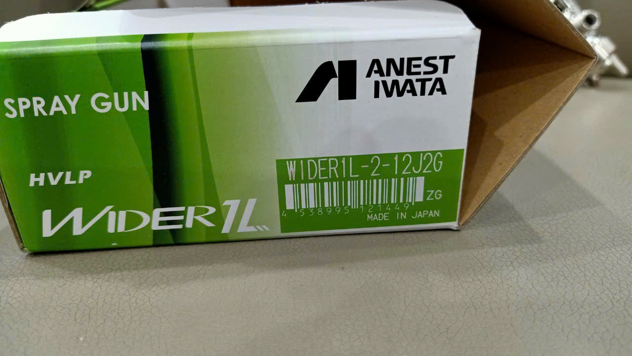 Súng phun sơn áp lực thấp WIDER1L Anest Iwata